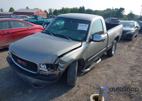 1999 GMC Sierra 1500 Sle from USA, damaged, VIN 1GTEK14T3XZ536618